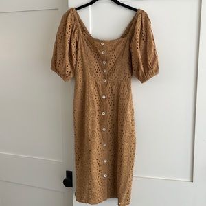 NWT Cleobella eyelet midi dress! Sz Small.